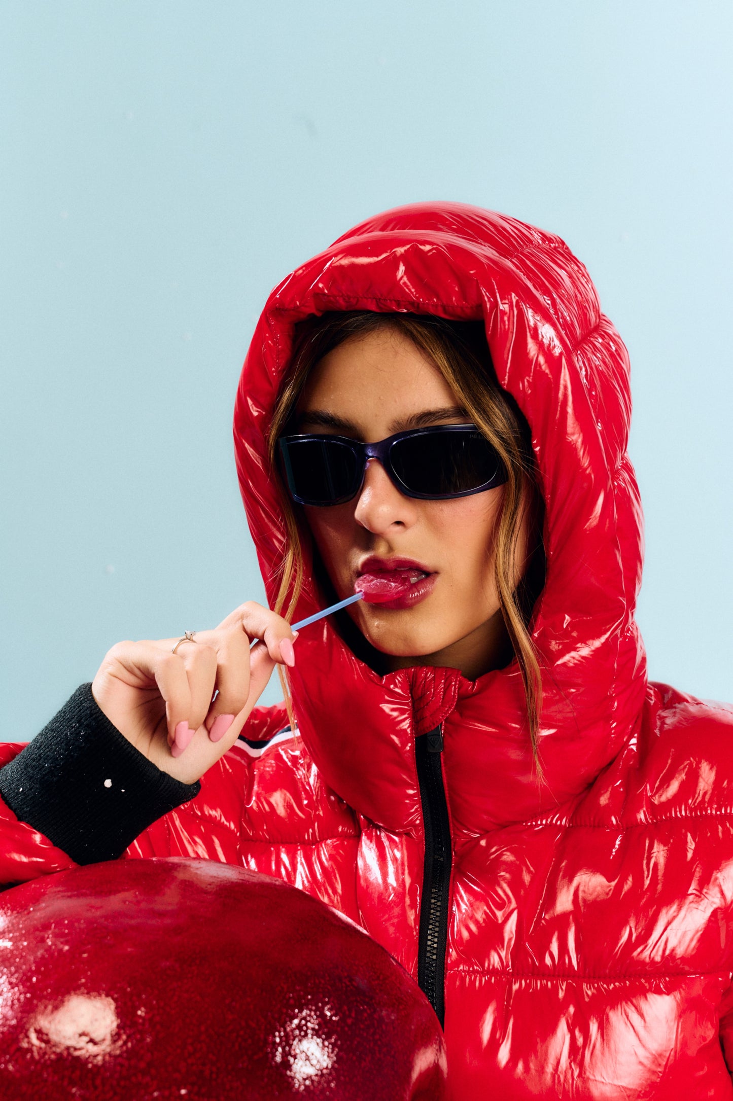 Pirulito Zero Açúcar - Mix (Algodão Doce e Ice Cherry) - Pack 6 Pouches (24 Unidades)