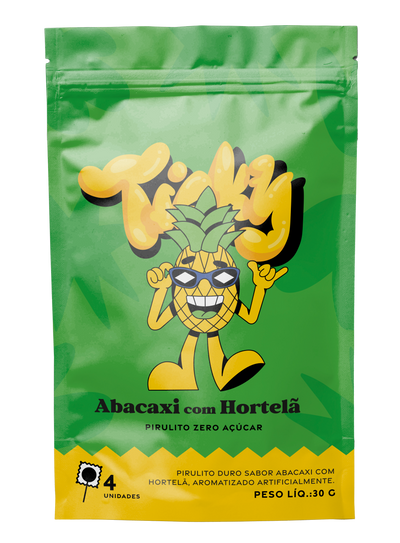 Abacaxi com Hortelã